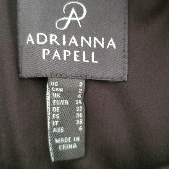 Adrianna Papell Embroidered Floral Desss - Picture 9 of 11